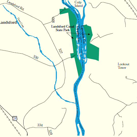 Fishing Creek Upper Map