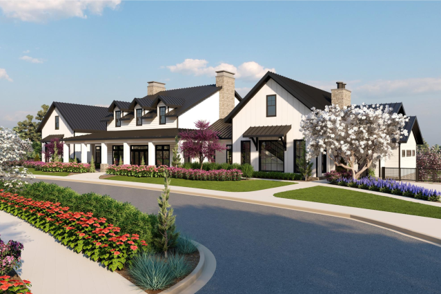 Clubhouse of golf course