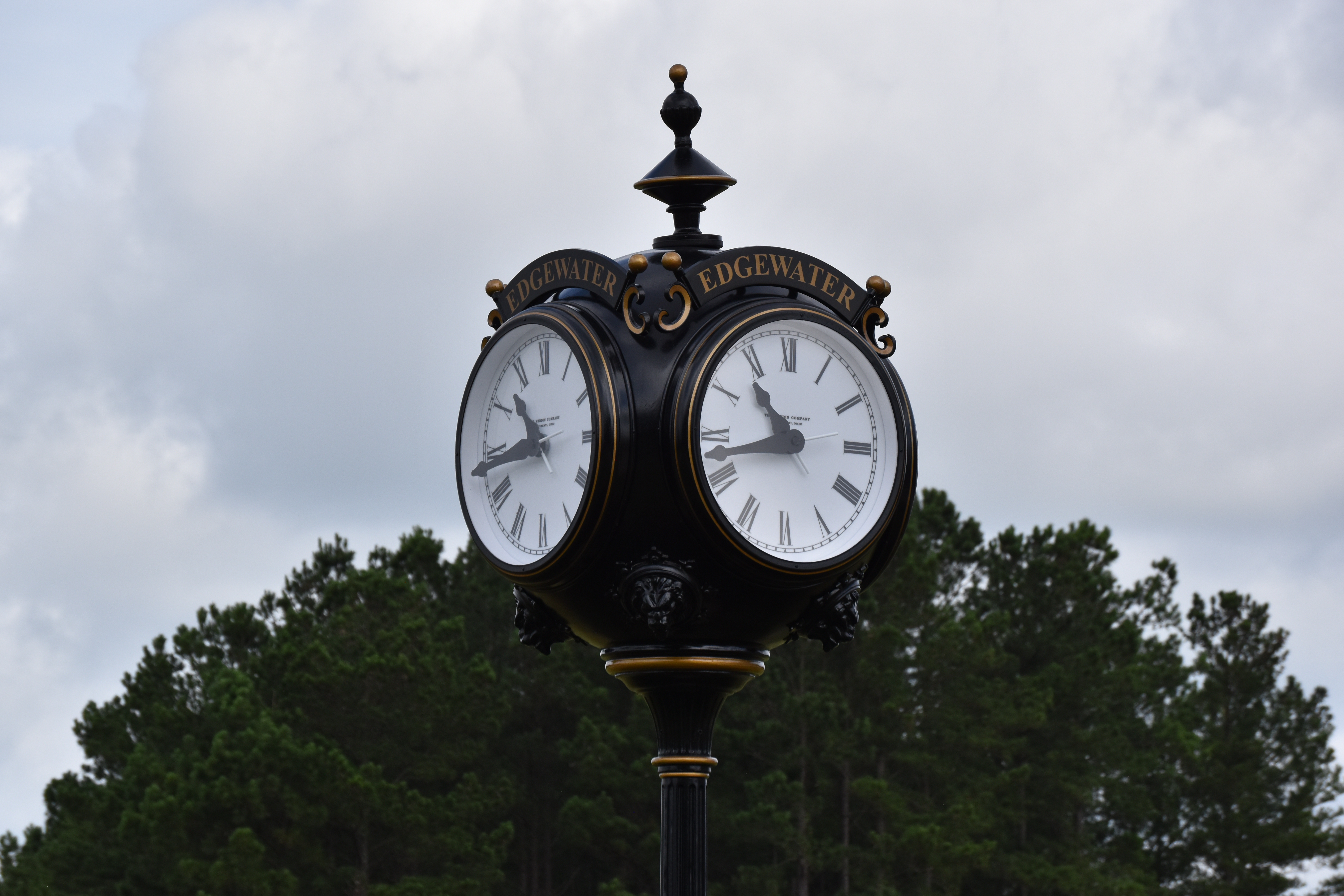 Grandfather clock post